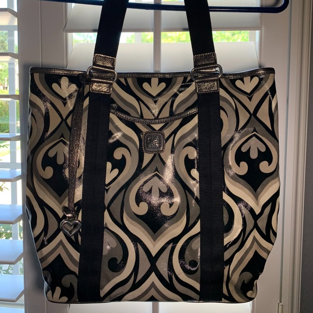Brighton Black & White Tote
